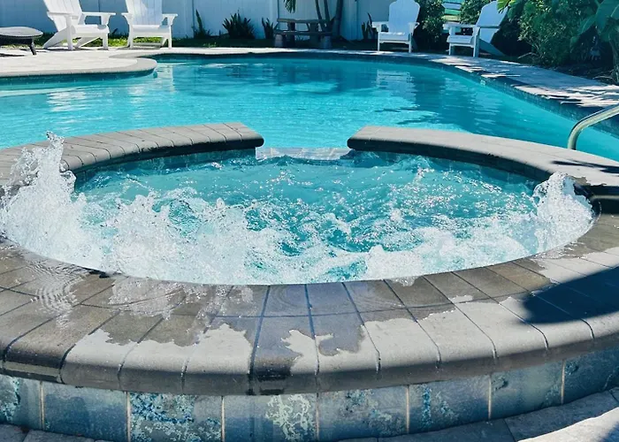 Steps To Beachtiki Barheated Poolfun! Ferienhaus Clearwater Beach